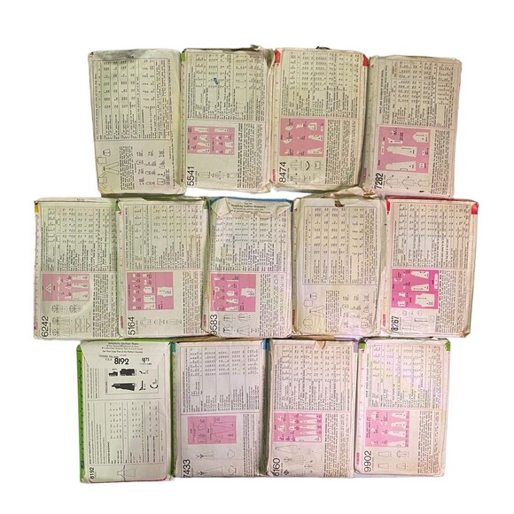 Simplicity Sewing Patterns Lot Of 12 Various Cut & Uncut Vintage Children/Misses - Picture 6 of 6